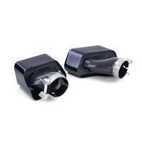 terminali V8 550 ottica nero adatti, per BMW Serie 5 F10 F11 535i 535d
