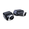 terminali V8 550 ottica nero adatti, per BMW Serie 5 F10 F11 535i 535d