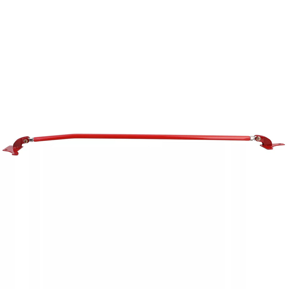 Barra duomi alluminio rossa regolabile per VW Golf 4 + Bora 97-03