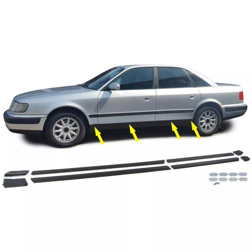 Kit modanature modanature portiere inferiori per Audi 100 C4 90-94