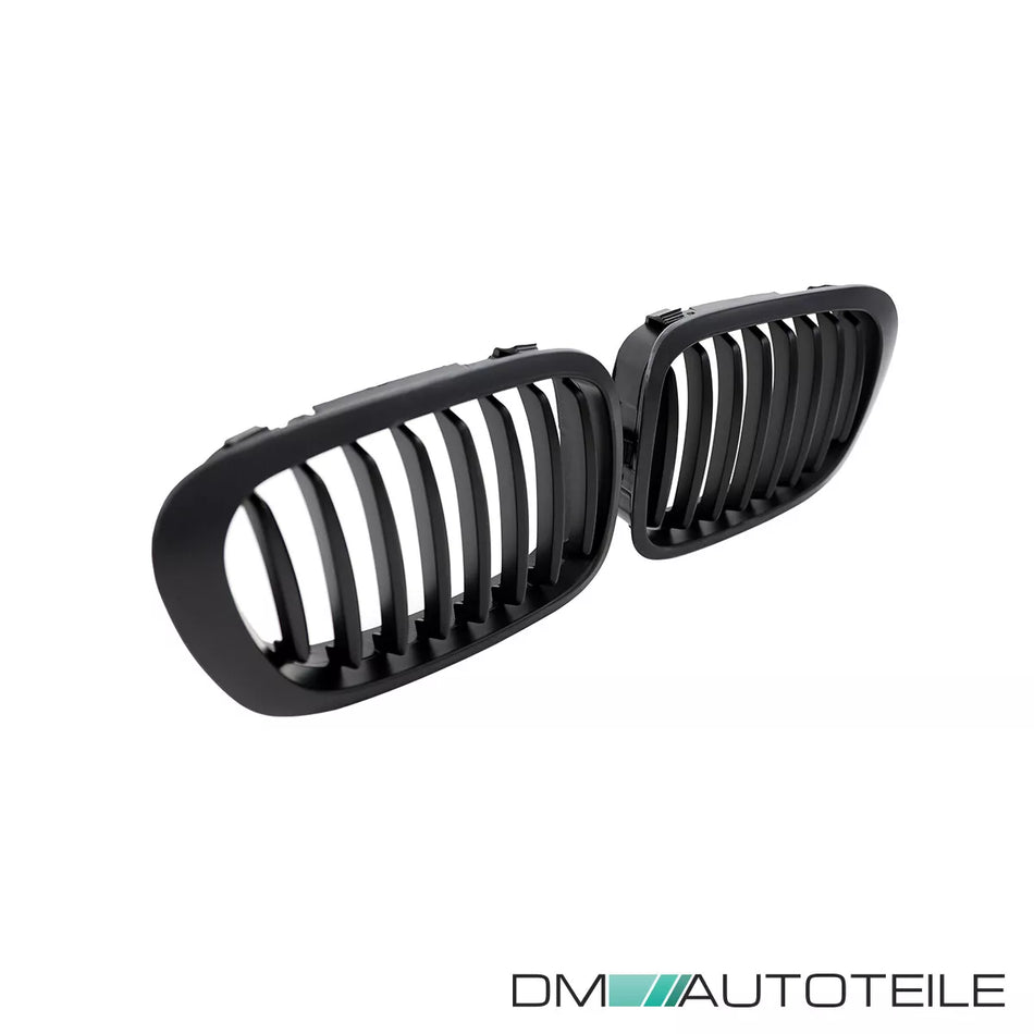 2x Griglia Nero Opaco set per BMW Serie 3 E46 Coupe Cabrio 99-03 Sport