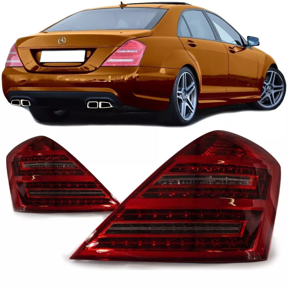 Fanali posteriori LED Mercedes Classe S W221  Rosso Bianco +acc. S65 AMG
