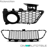 Set griglia paraurti 3 pezzi Nero Lucido per BMW F30 F31 M 11-19