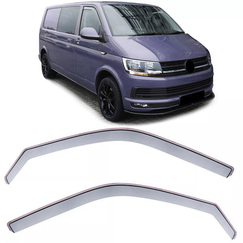 Deflettori Antivento Antivento Chiari per VW T5 Bus Transporter 03-15