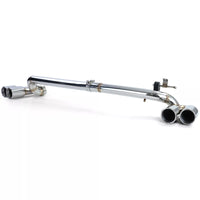 Terminale scarico duplex 4 tubi kit conversione per BMW E90 E91 323 325 328 330