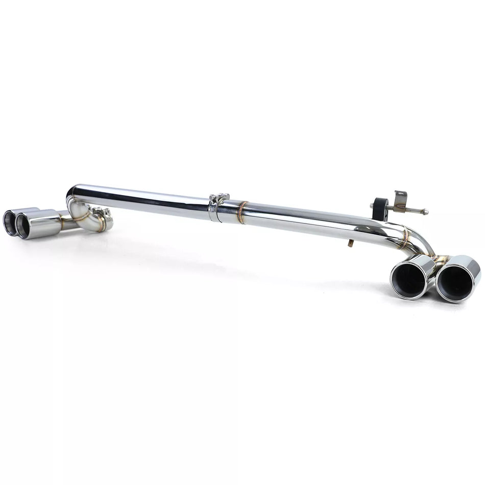 Terminale scarico duplex 4 tubi kit conversione per BMW E90 E91 323 325 328 330