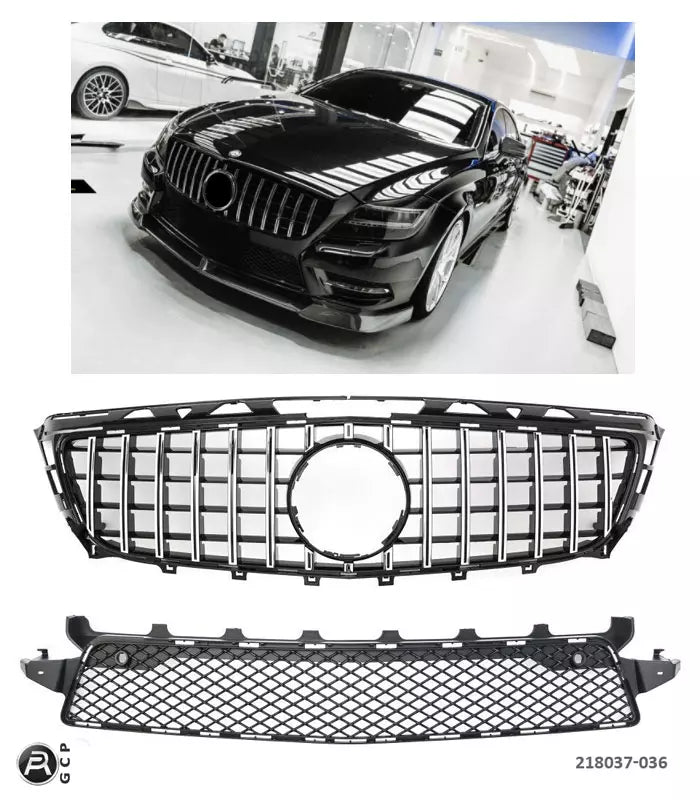 Griglia radiatore Sport Panamericana GT per Mercedes W218 X218 CLS 11-14