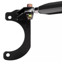 Barra alluminio nera anteriore 3 pezzi regolabile per Mazda MX5 NA NB 89-00