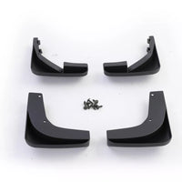 Kit paraspruzzi anteriore e posteriore nero per Vw Golf 6 08-12