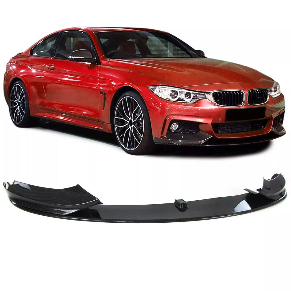 Labbro spoiler anteriore attacco paraurti aspetto look carbonio per BMW F32