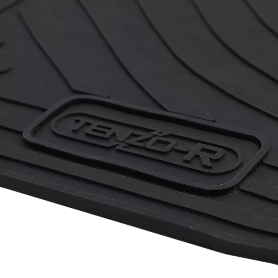 Tappetini auto in gomma neri set premium, per Peugeot 307 00-09