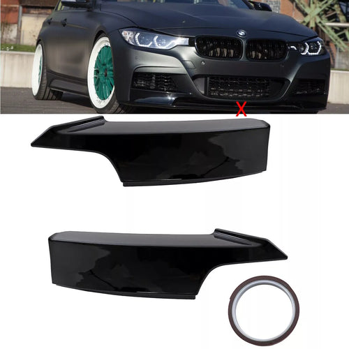 Flaps SET Angoli Spoiler Nero Lucido per BMW F30 F31 M Sport