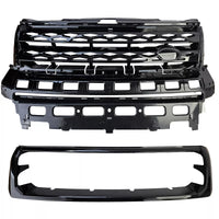Griglia radiatore sportiva nera lucida adatta per Land Rover Freelander 2 07-14