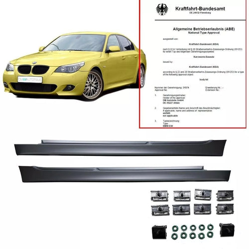 Set minigonne laterali Sportive primer per BMW Serie 5 E60 E61 03-10 M *