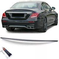 Spoiler posteriore labbro Nero + ABE per Mercedes E W213 berlina dal 16