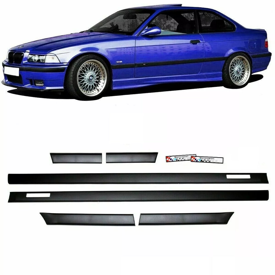 Set listelli porta emblema decorativi per BMW Serie 3 E36 Coupe Cabrio Serie & M