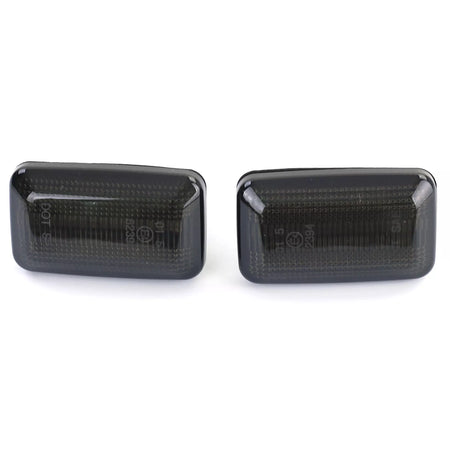 Frecce laterali LED nero fumo adatto per Audi 80 B4 90 100 200 V8 A6 C4 – vista 4