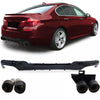 Diffusore posteriore + terminali in Carbonio per BMW F10 F11 520 523 525 528 530