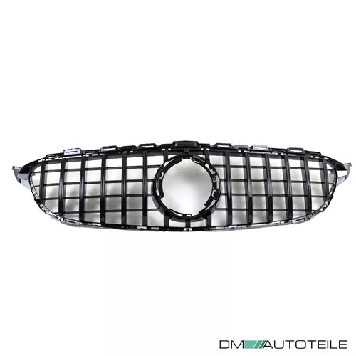 Griglia nera per Mercedes C-Kl. W205 S205 Mopf Sport-Panamericana