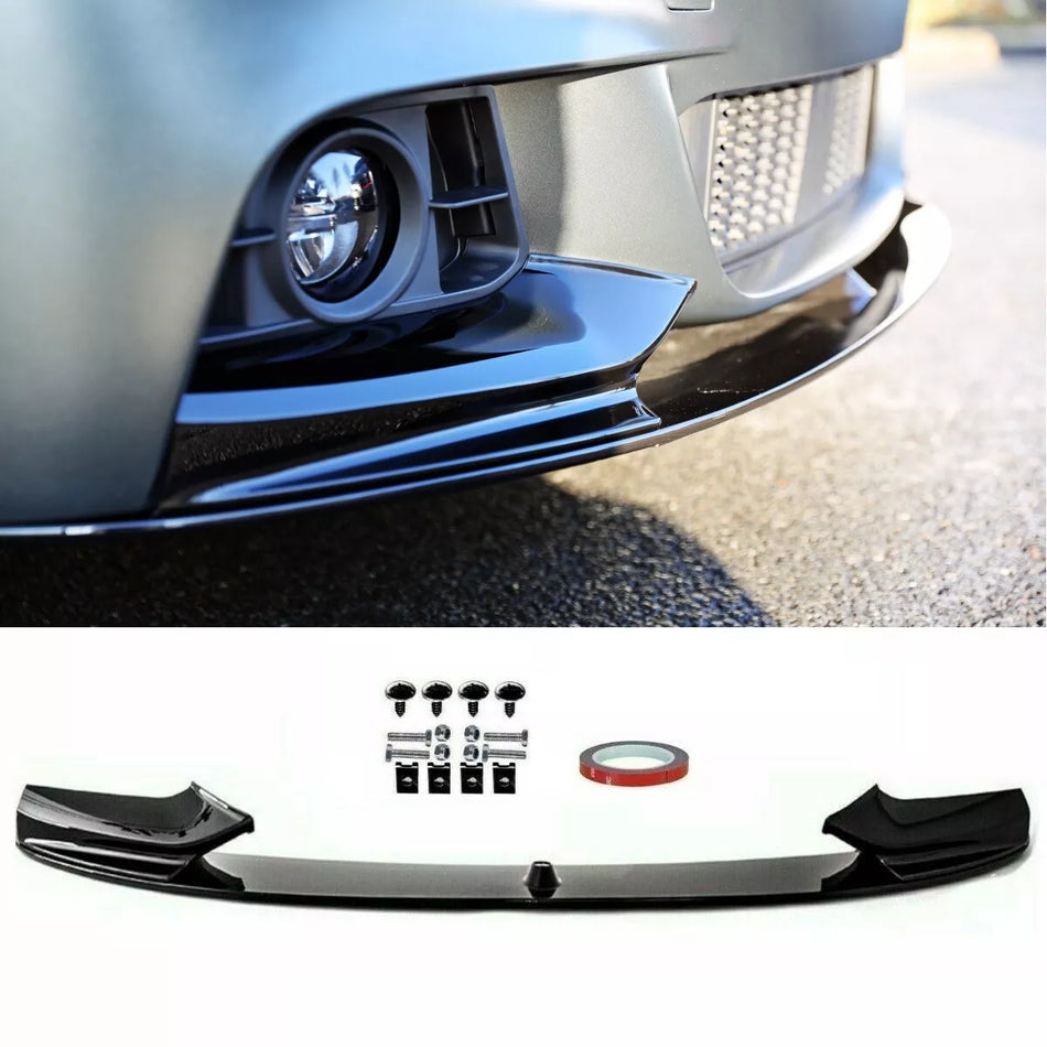 Spoiler anteriore lama Nero Lucido per BMW F10 F11