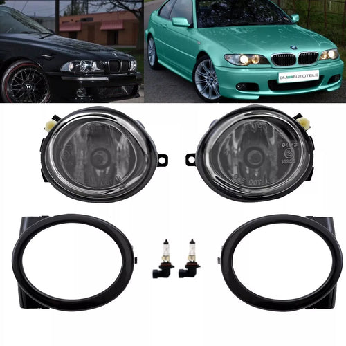 Set fendinebbia vetro cromato HB4 per tutte le BMW E46 E39 M M3 M5