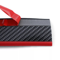 Lama Anteriore universale flessibile 2, 5 mx5 cm effetto carbonio rosso