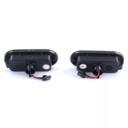 Frecce laterali LED Lightbar nere per VW Passat 3B 3BG Polo 6N 9N Sharan Vento