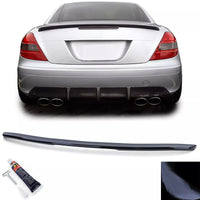 Spoiler posteriore sportivo labbro nero lucido per Mercedes SLK R171 04-11