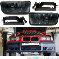 2 fendinebbia Smoke Black per BMW E36 Cabrio Coupe Touring + M3