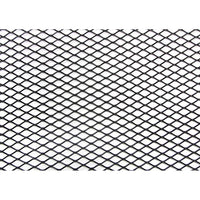 Griglia in alluminio griglia da corsa a nido d'ape 100 x 40 cm 8 x 16 mm nera