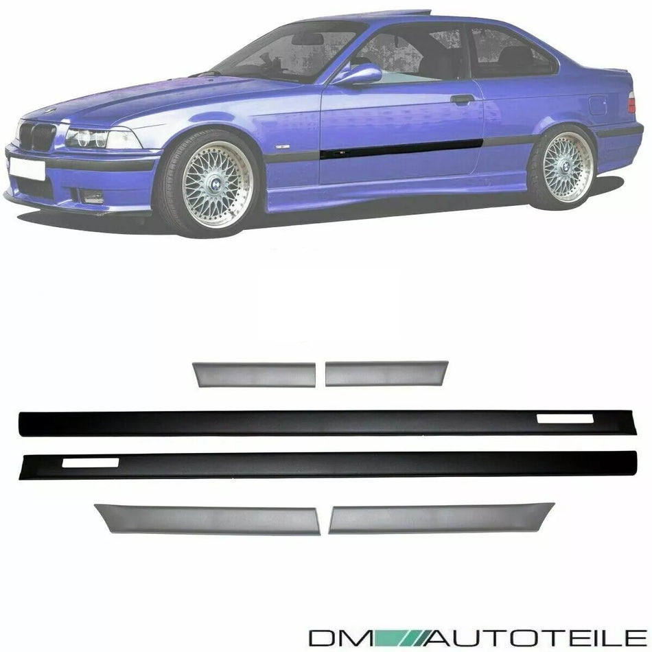 Set battiporta listelli decorativi per BMW Serie 3 E36 Coupe Cabrio Serie M