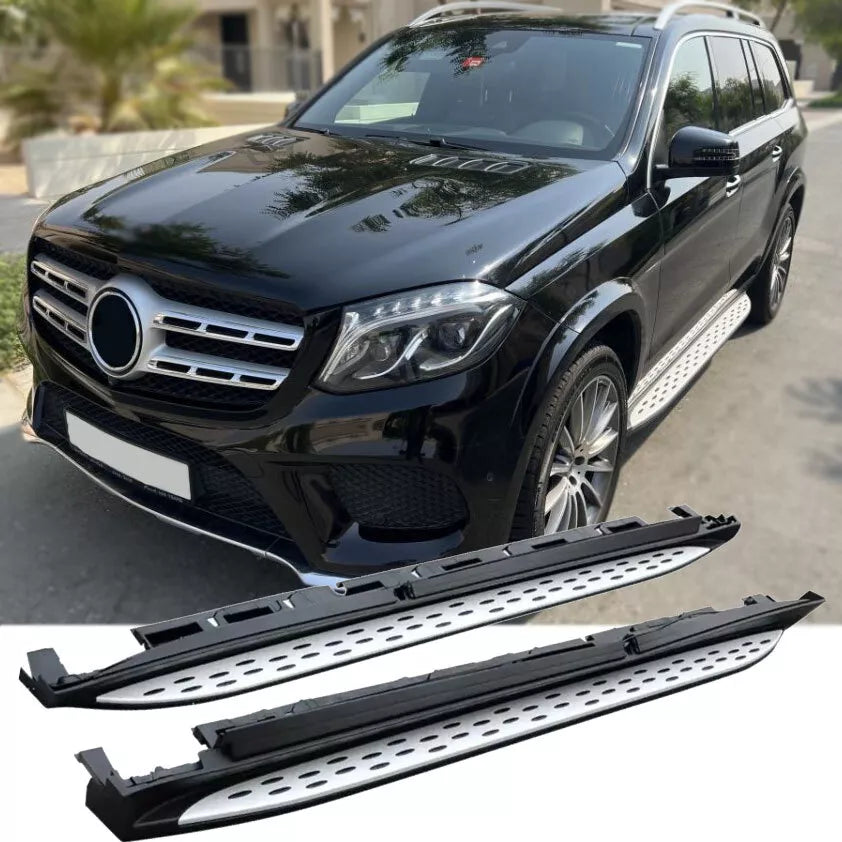 Pedane in alluminio con bottoni antiscivolo - Side Steps per Mercedes X166