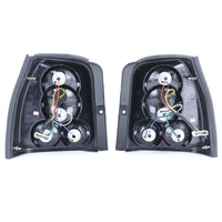 Luci posteriori vetro trasparente nere per VW Lupo + Seat Arosa