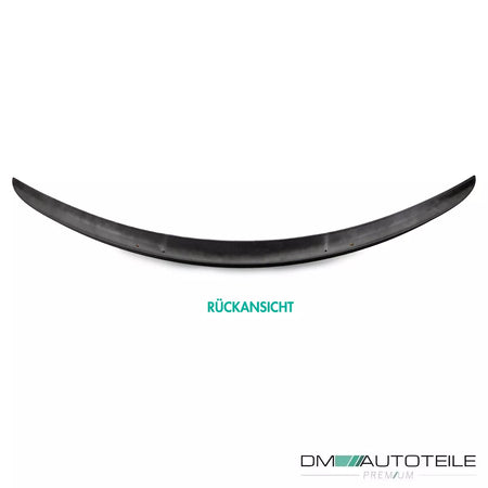 Spoiler Posteriore Bagagliaio Nero Opaco per Mercedes W205 C205 Coupe – vista 4