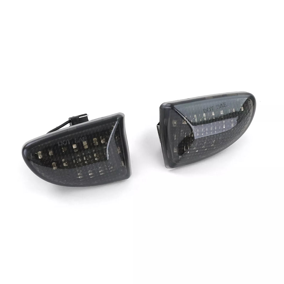 Frecce laterali LED nere, per Smart Fortwo Cabrio Coupe 451 dal 07 – vista 2