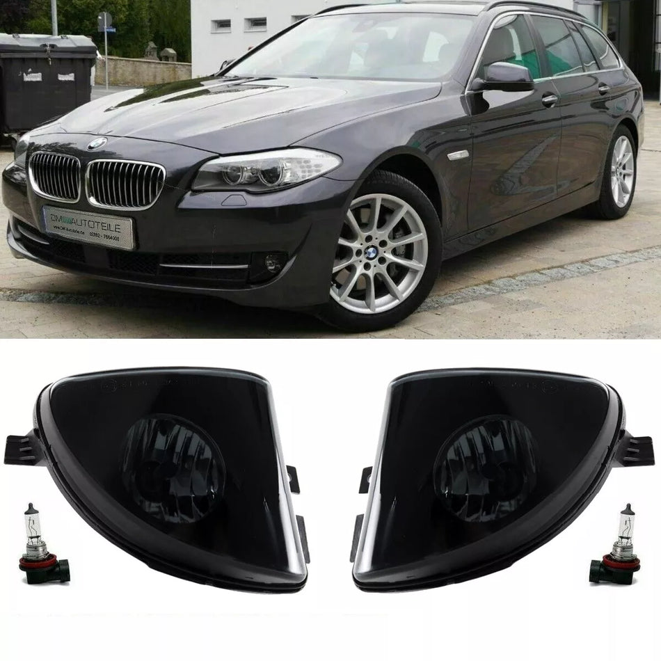 Set fendinebbia vetro fumo Nero H8 BMW F10 F11 2010-2013