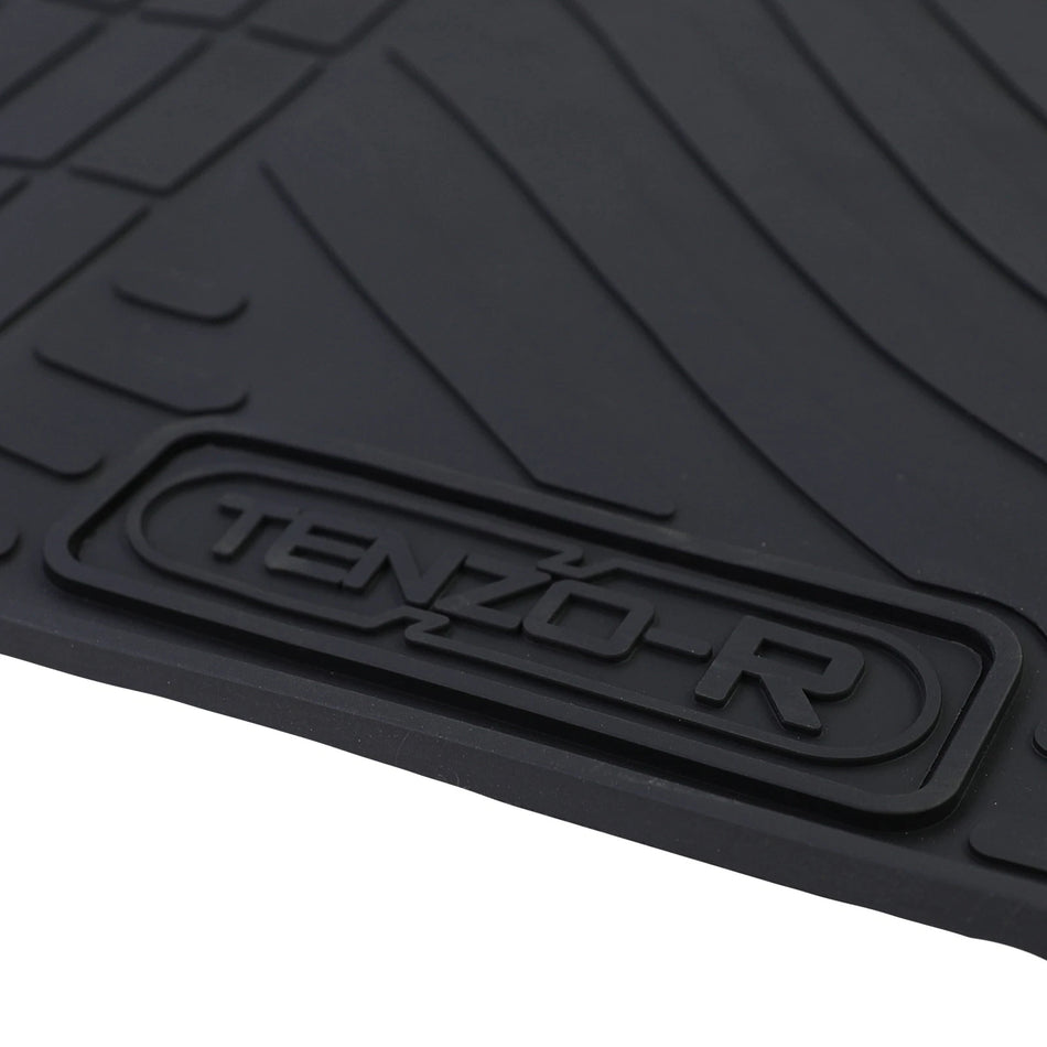 Tappetini in gomma auto neri set premium adatti per BMW F10 berlina F11 Touring