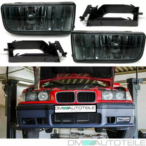 Bodykit paraurti + diffusore + nebbia Nero per BMW serie e36 non M3 M