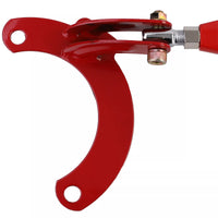 Barra alluminio rossa anteriore 3 pz regolabile, per Peugeot 206 + CC SW 98-08