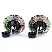 Fari vetro trasparente nero fumo + mirino per VW Maggiolino + Cabrio dal 73