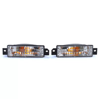 Frecce in trasparente bianche con luce di posizione e lampadine BMW Serie 3 E30