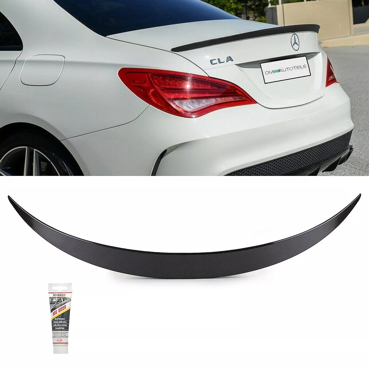 Spoiler bagagliaio Spoiler Posteriore carbonio Lucido per Mercedes CLA C117