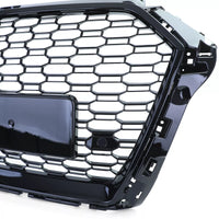 Griglia Sport griglia a nido d'ape nera lucida per Audi A3 8V 16-20 senza ACC