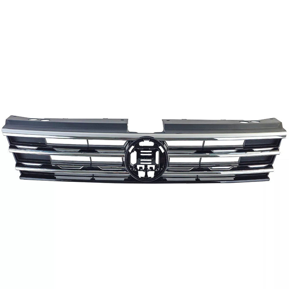Griglia radiatore nera + barre cromate per Vw Tiguan II 2016-2020
