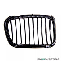 Griglia nera barra singola per BMW E46 Touring 98-01