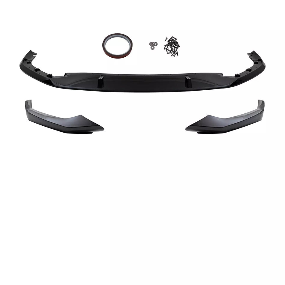Spoiler anteriore Competition Nero Lucido per BMW G30 G31 LCI M