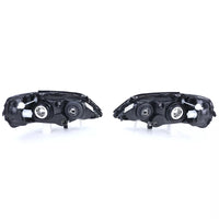 Fari vetro trasparente nero per Opel Astra G 97-04