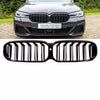 Griglia Sportiva doppia barra nera per BMW G30 G31 LCI con fotocamera frontale