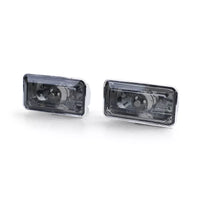 Frecce laterali vetro trasparente nero fumo per VW Golf 3 Vento Passat 35i