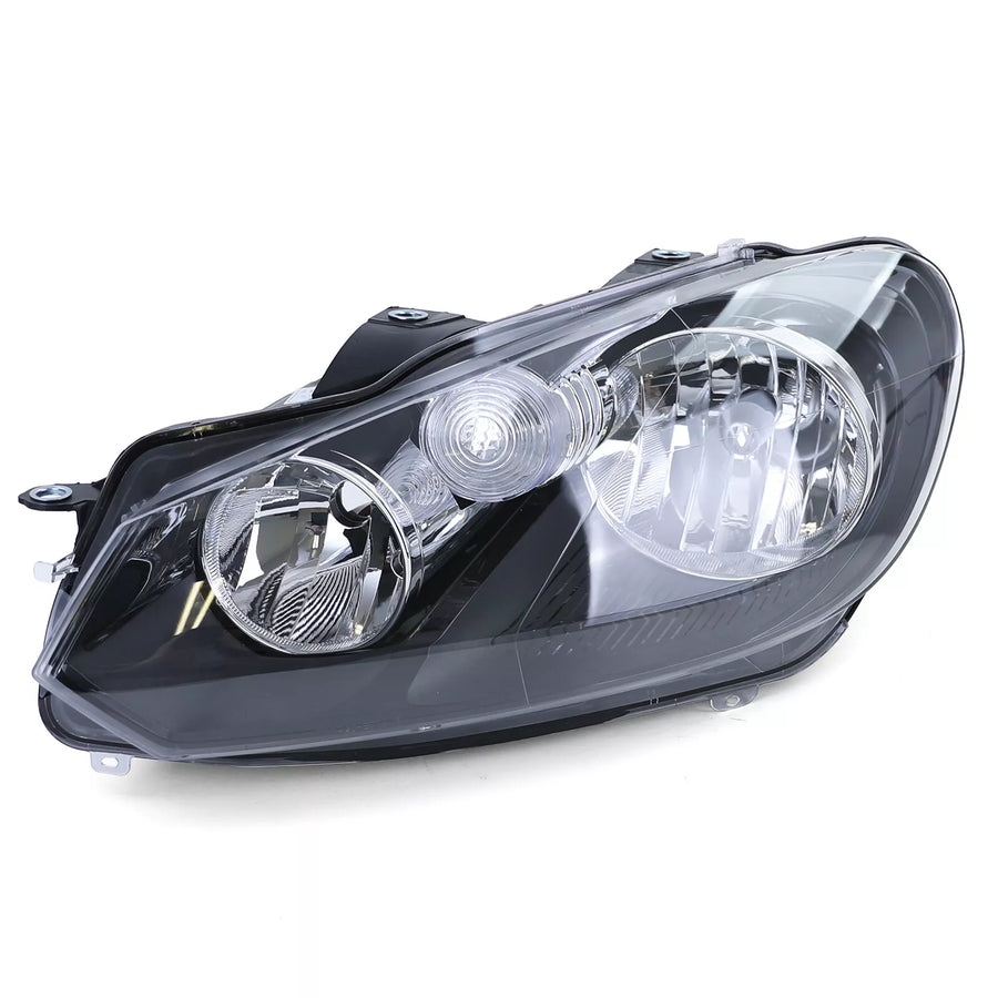 Faro proiettore nero + motore LWR sinistro per Vw Golf 6 VI 1K 08-14